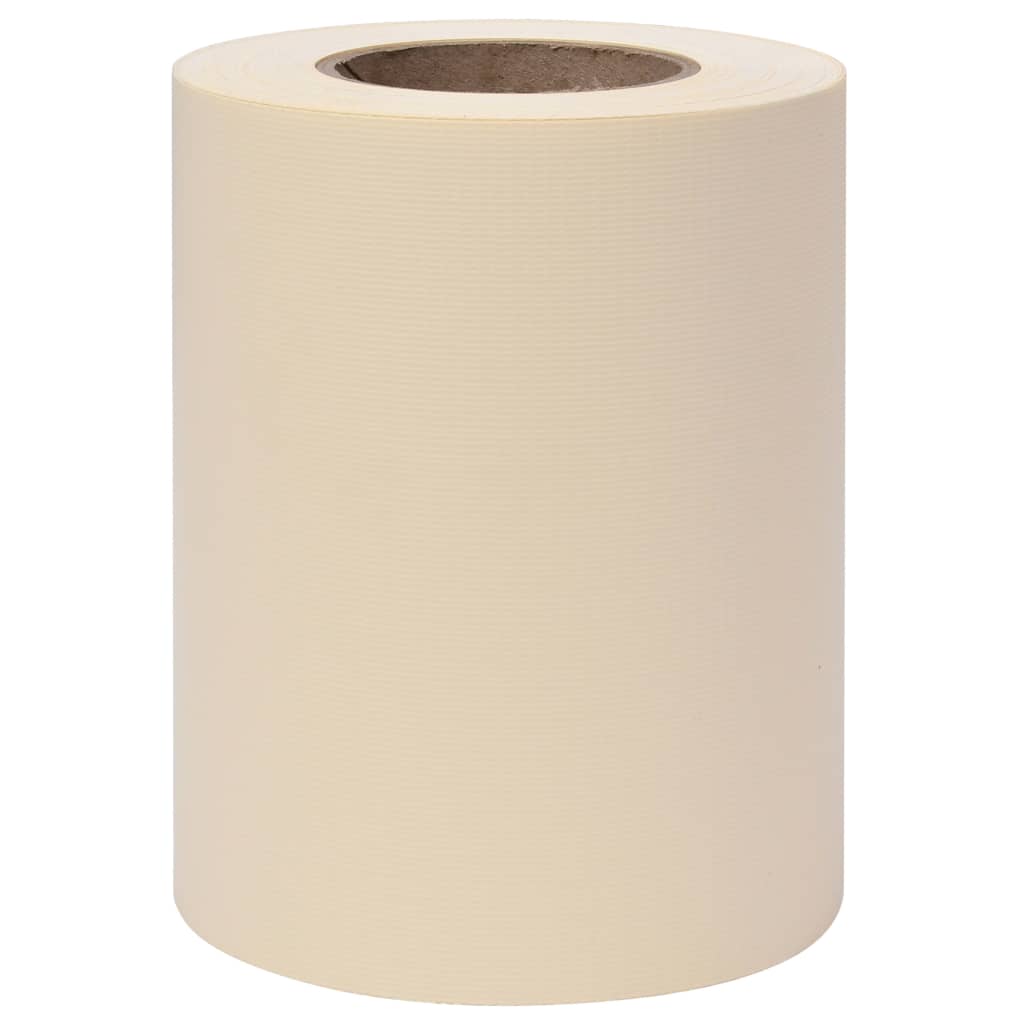 Garten-Sichtschutz 4 Stk. PVC 35x0,19 m Creme