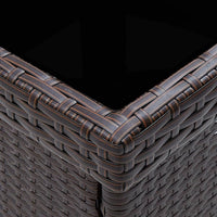 Thumbnail for Garten-Esstisch Braun Poly Rattan