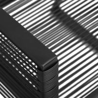 Thumbnail for Gartenstühle 4 Stk. Seil Rattan Schwarz