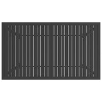 Thumbnail for Gartentisch Anthrazit 140x80x72 cm Stahl