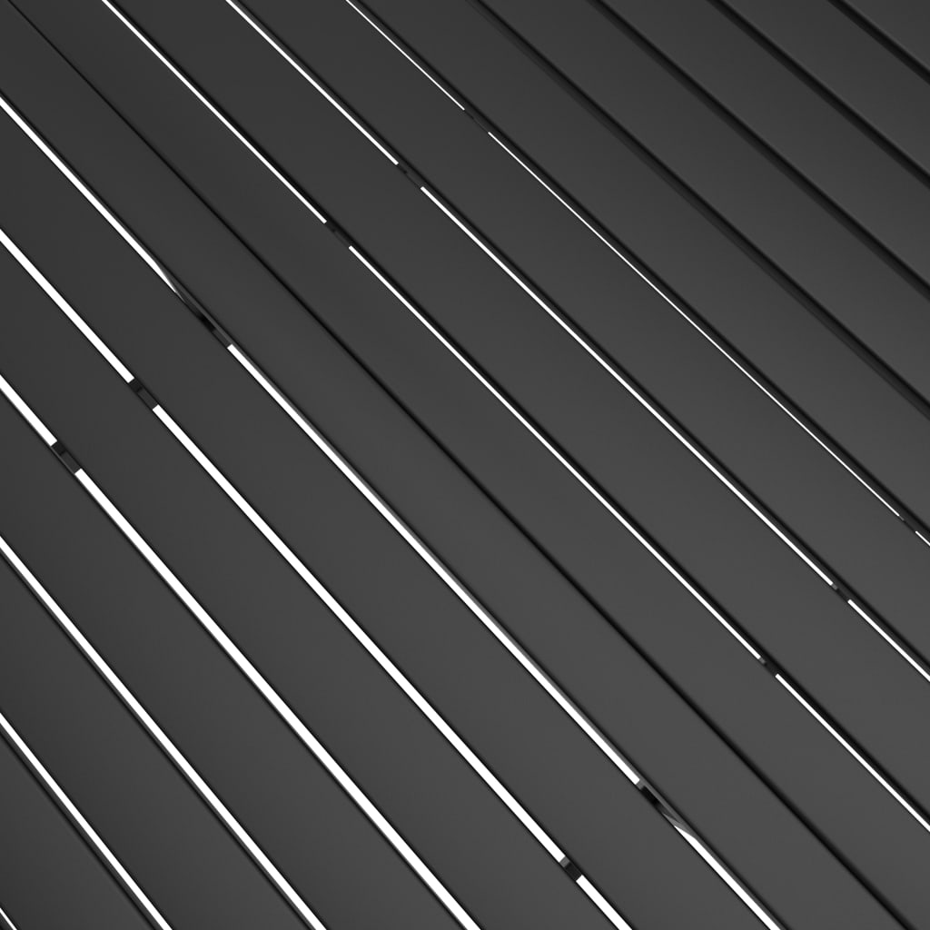 Gartentisch Anthrazit 190x80x72 cm Stahl