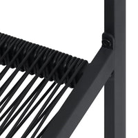 Thumbnail for Gartenstühle 2 Stk. PVC Rattan Schwarz