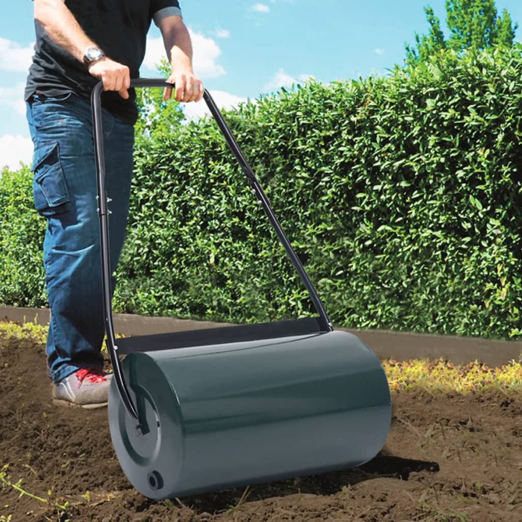 Rasenwalze Grün und Schwarz 57 cm 43 L