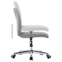 Thumbnail for Esszimmerstühle 4 Stk. Hellgrau Stoff