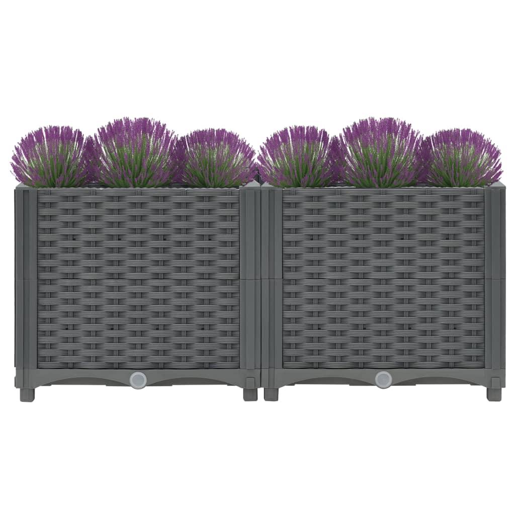 Hochbeet 80x40x38 cm Polypropylen