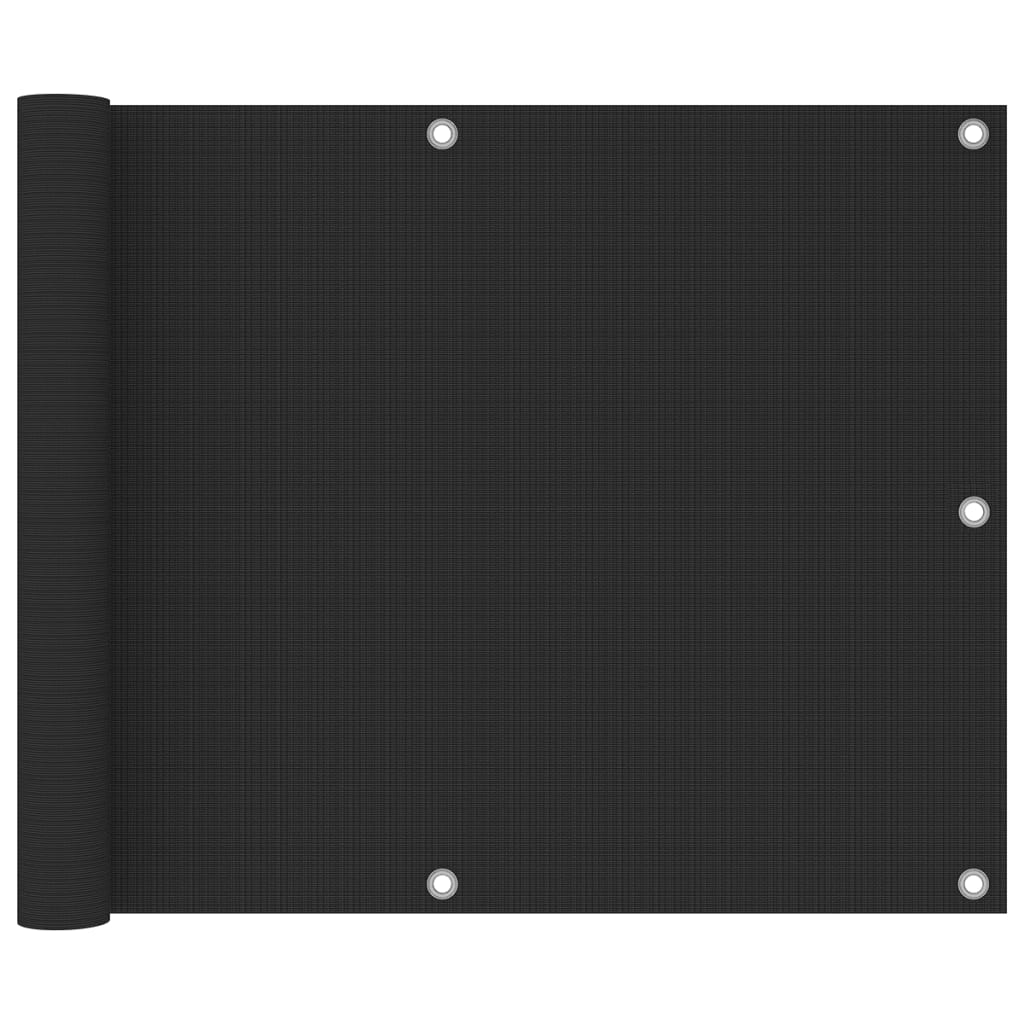 Balkon-Sichtschutz Anthrazit 75x300 cm HDPE