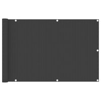 Thumbnail for Balkon-Sichtschutz Anthrazit 90x300 cm HDPE