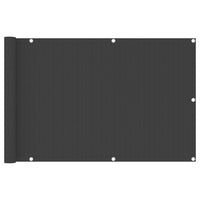 Thumbnail for Balkon-Sichtschutz Anthrazit 90x500 cm HDPE