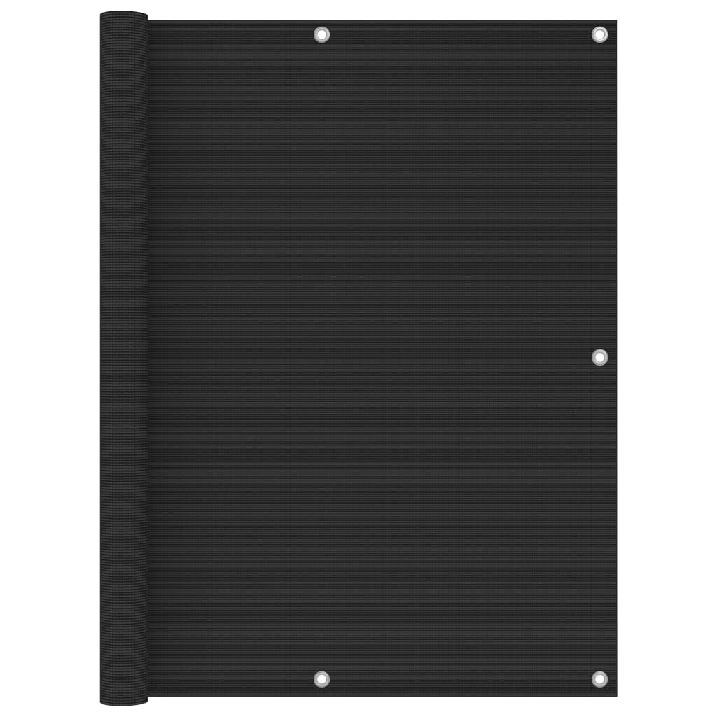 Balkon-Sichtschutz HDPE 120x500 cm Anthrazit