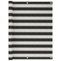 Thumbnail for Balkon-Sichtschutz HDPE 120x300 cm Anthrazit und Weiß