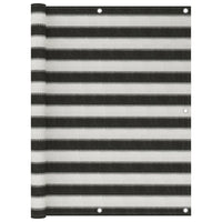 Thumbnail for Balkon-Sichtschutz HDPE 120x600 cm Anthrazit und Weiß