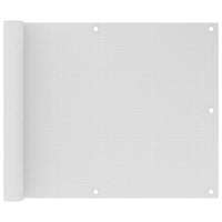 Thumbnail for Balkon-Sichtschutz Weiß 75x300 cm HDPE