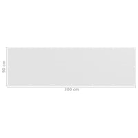 Thumbnail for Balkon-Sichtschutz Weiß 90x300 cm HDPE