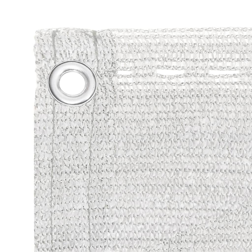 Balkon-Sichtschutz Weiß 120x300 cm HDPE