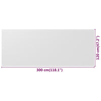 Thumbnail for Balkon-Sichtschutz Weiß 120x300 cm HDPE