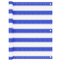 Thumbnail for Balkon-Sichtschutz Blau und Weiß 75x300 cm HDPE