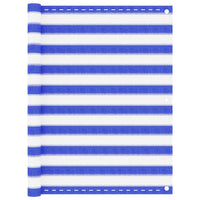 Thumbnail for Balkon-Sichtschutz Blau und Weiß 120x300 cm HDPE