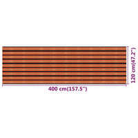 Thumbnail for Balkon-Sichtschutz Mehrfarbig 120x400 cm HDPE