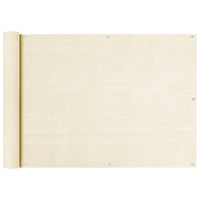 Thumbnail for Balkon Sichtschutz Creme 75x300 cm HDPE