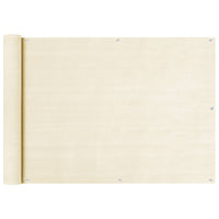 Thumbnail for Balkon Sichtschutz Creme 75x600 cm HDPE