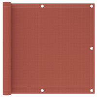 Thumbnail for Balkon-Sichtschutz Terracotta-Rot 90x300 cm HDPE