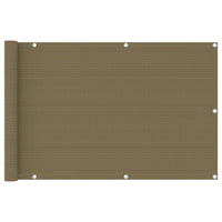 Thumbnail for Balkon-Sichtschutz Taupe 90x500 cm HDPE