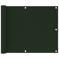 Thumbnail for Balkon-Sichtschutz Dunkelgrün 75x500 cm HDPE