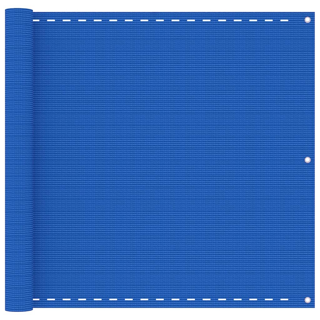 Balkon-Sichtschutz Blau 90x400 cm HDPE