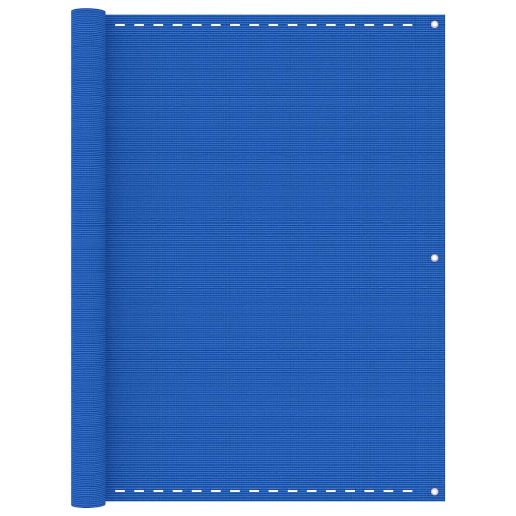 Balkon-Sichtschutz Blau 120x500 cm HDPE
