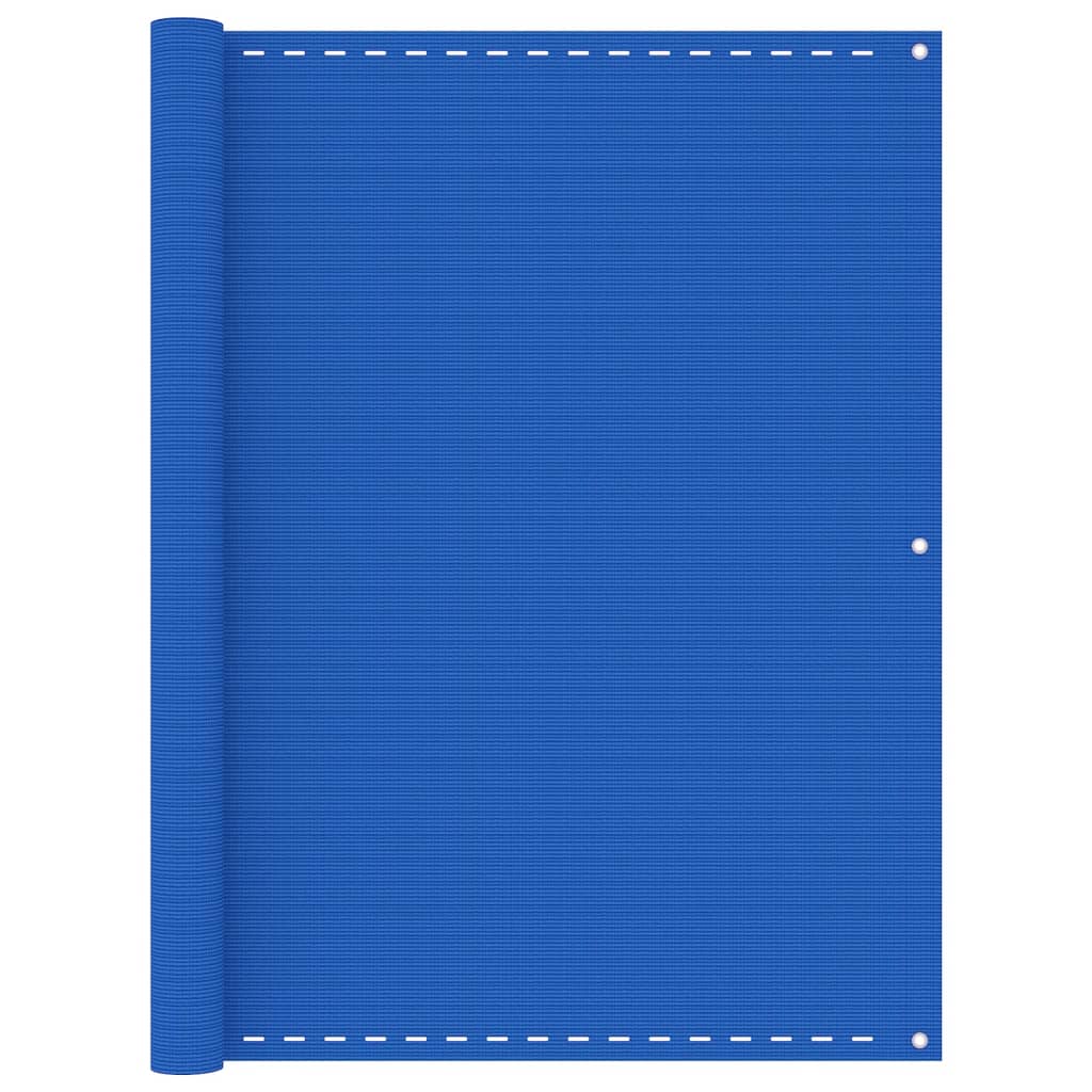 Balkon-Sichtschutz Blau 120x600 cm HDPE