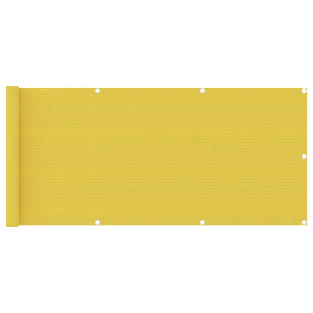 Balkon-Sichtschutz Gelb 75x400 cm HDPE