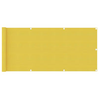 Thumbnail for Balkon-Sichtschutz Gelb 75x500 cm HDPE