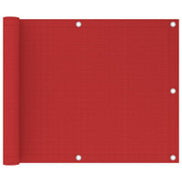 Thumbnail for Balkon-Sichtschutz Rot 75x300 cm HDPE