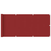 Thumbnail for Balkon-Sichtschutz Rot 75x400 cm HDPE