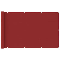 Thumbnail for Balkon-Sichtschutz Rot 120x600 cm HDPE