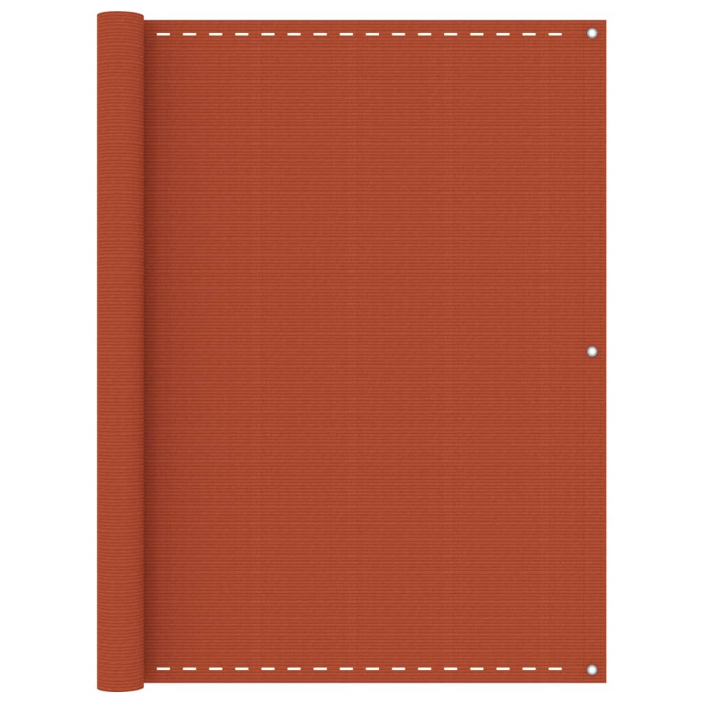 Balkon-Sichtschutz Orange 120x400 cm HDPE