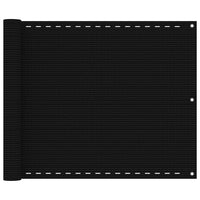 Thumbnail for Balkon-Sichtschutz Schwarz 75x400 cm HDPE