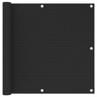 Thumbnail for Balkon-Sichtschutz Schwarz 90x300 cm HDPE