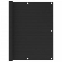 Thumbnail for Balkon-Sichtschutz Schwarz 120x400 cm HDPE