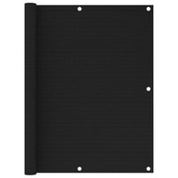 Thumbnail for Balkon-Sichtschutz Schwarz 120x500 cm HDPE