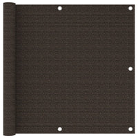 Thumbnail for Balkon-Sichtschutz Braun 90x400 cm HDPE