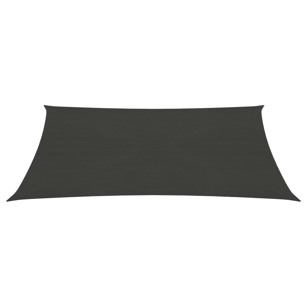 Sonnensegel 160 g/m² Anthrazit 2,5x3 m HDPE