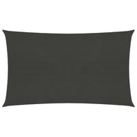 Thumbnail for Sonnensegel 160 g/m² Anthrazit 2,5x5 m HDPE