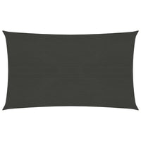 Thumbnail for Sonnensegel 160 g/m² Anthrazit 3,5x5 m HDPE