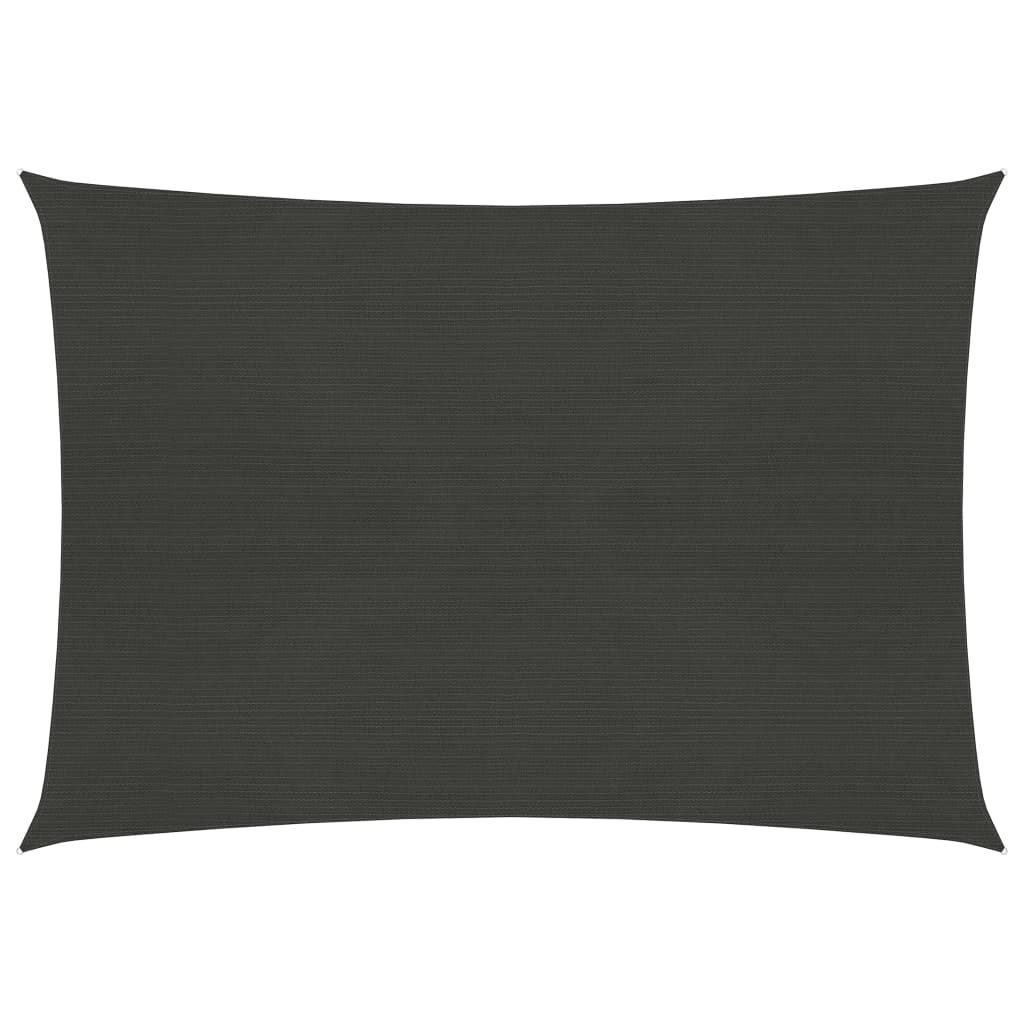 Sonnensegel 160 g/m² Anthrazit 4x5 m HDPE