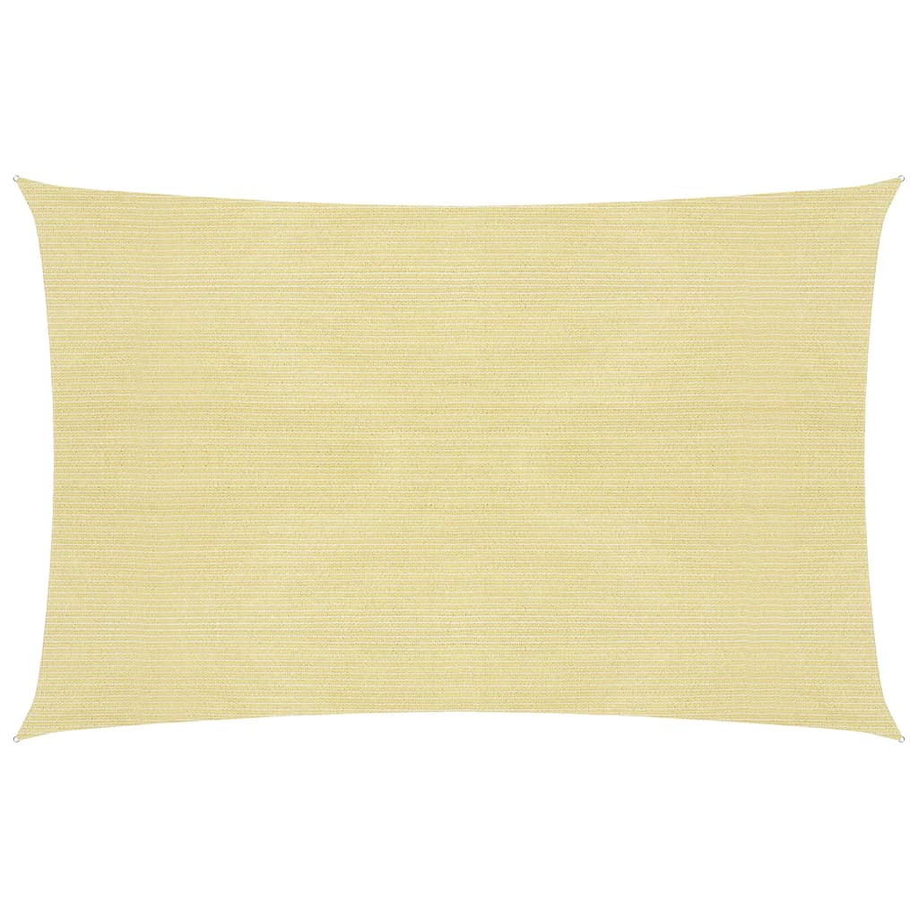 Sonnensegel 160 g/m² Beige 2x3,5 m HDPE