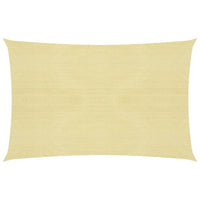 Thumbnail for Sonnensegel 160 g/m² Beige 2,5x3 m HDPE