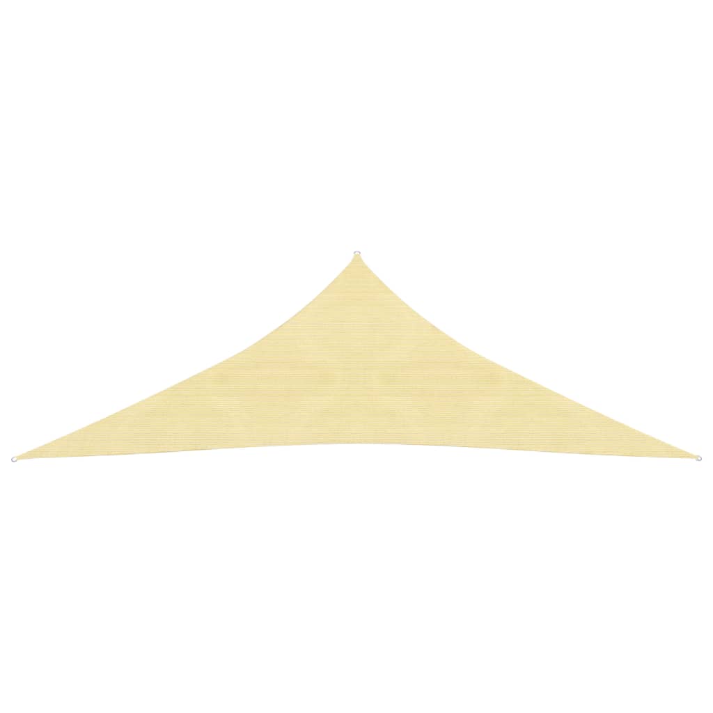 Sonnensegel 160 g/m² Beige 2,5x2,5x3,5 m HDPE