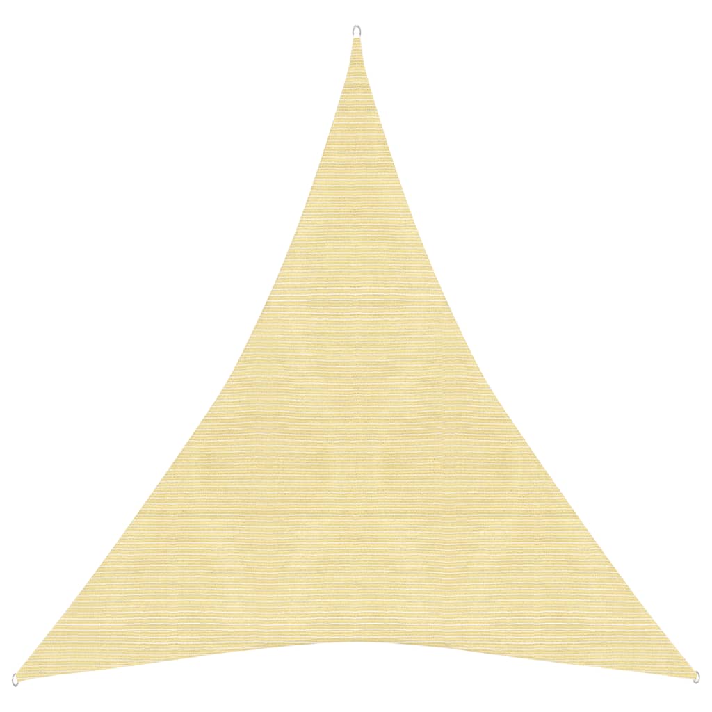 Sonnensegel 160 g/m² Beige 5x7x7 m HDPE