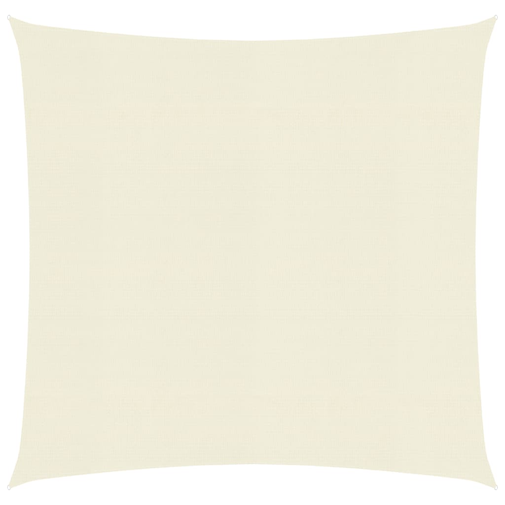 Sonnensegel 160 g/m² Creme 3x3 m HDPE